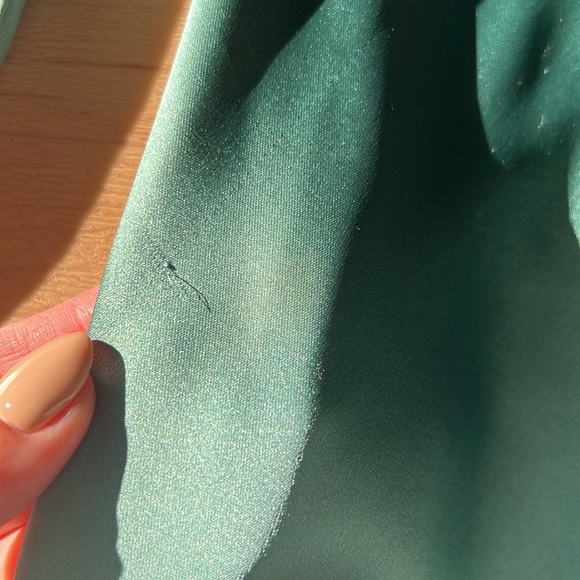 Satin Mini Dress Sexy Silky Party Club Bodycon Dress. Size Small - Picture 3 of 7